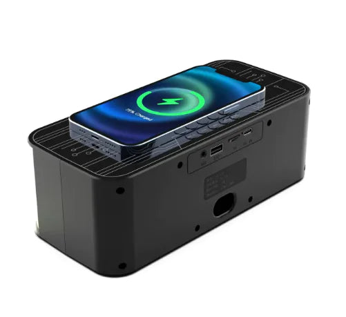 Colourful Light Bluetooth Speaker Dual Speaker Outdoor Wireless Charger